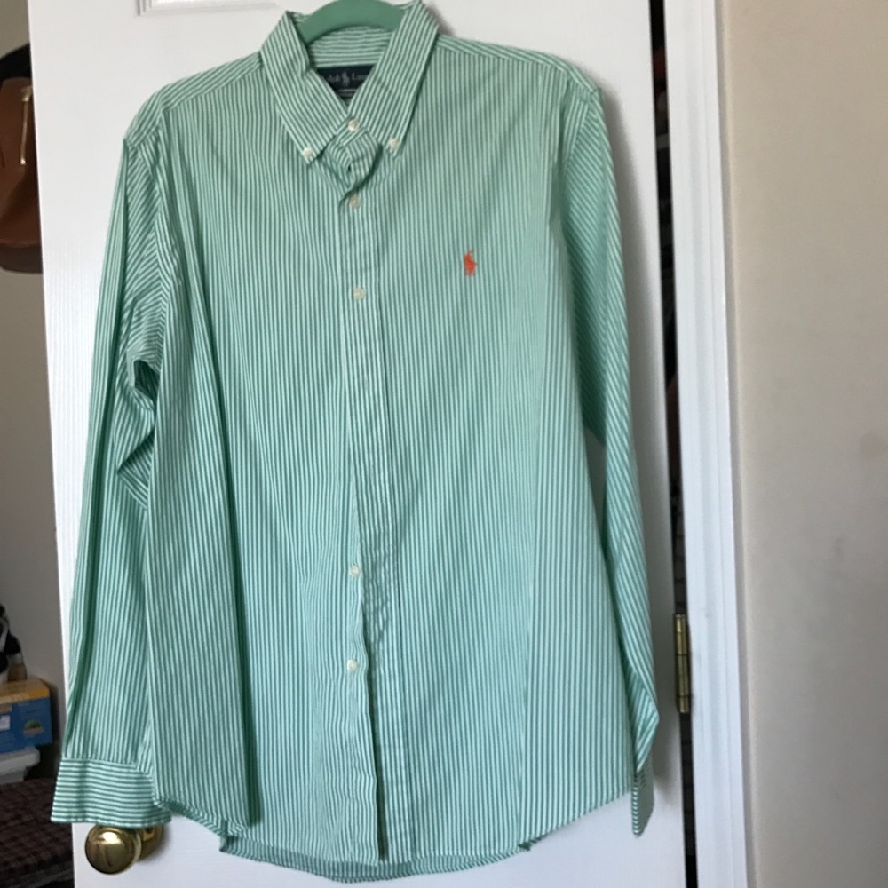 Men’s Ralph Lauren Green Button Down - Size L